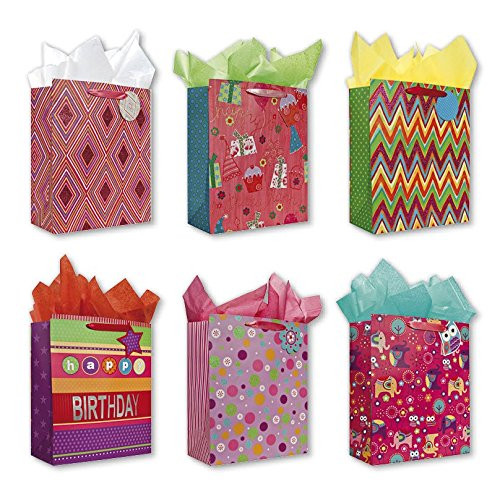 Birthday Gift Bags For Kids
 Amazon All Occasion Birthday Party Gift Bags Set of 6
