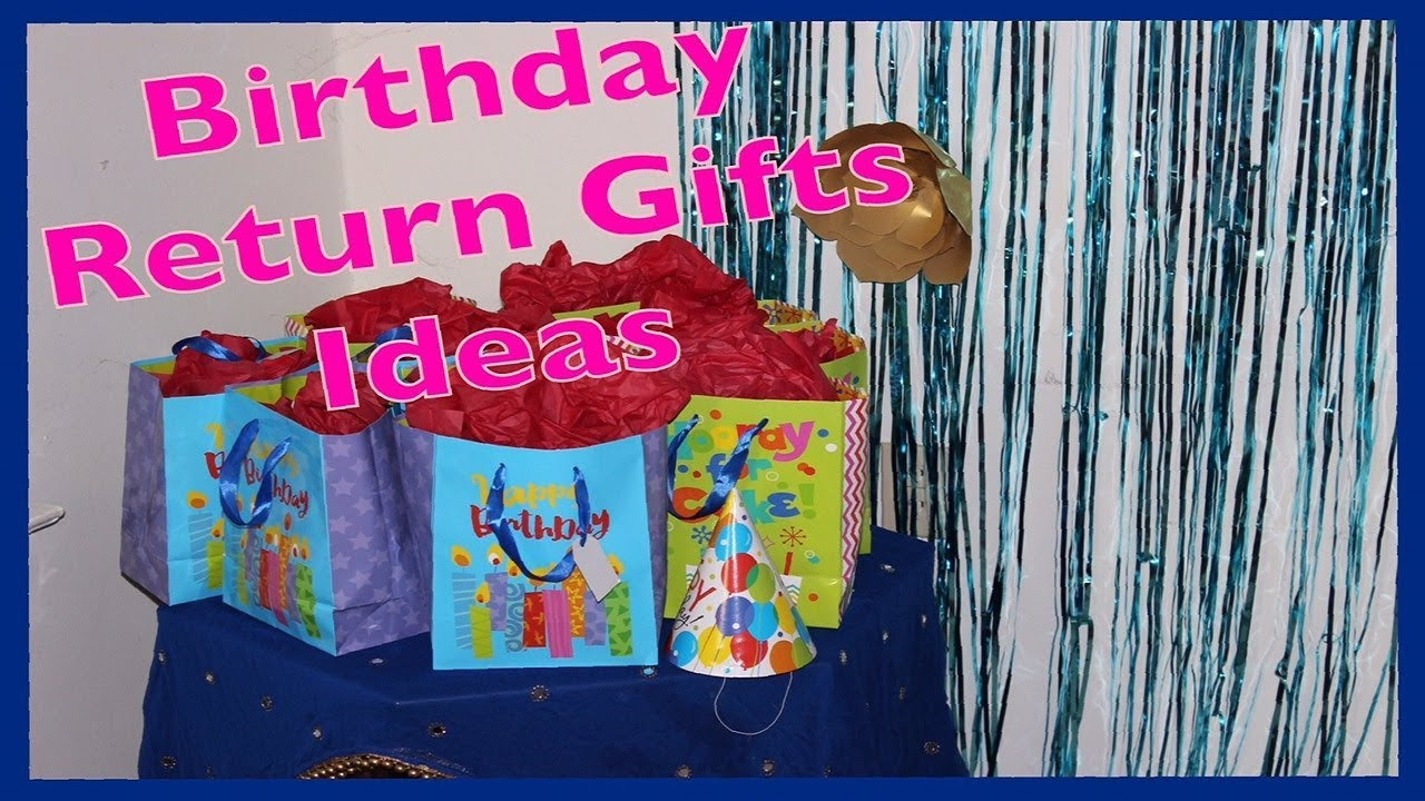 Birthday Gift Bags For Kids
 Birthday Party Return Gift Ideas for Kids Goo Bags B