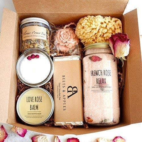 Birthday Gift Baskets For Mom
 Amazon Rose Spa Gift Set Gifts for Her Relaxation