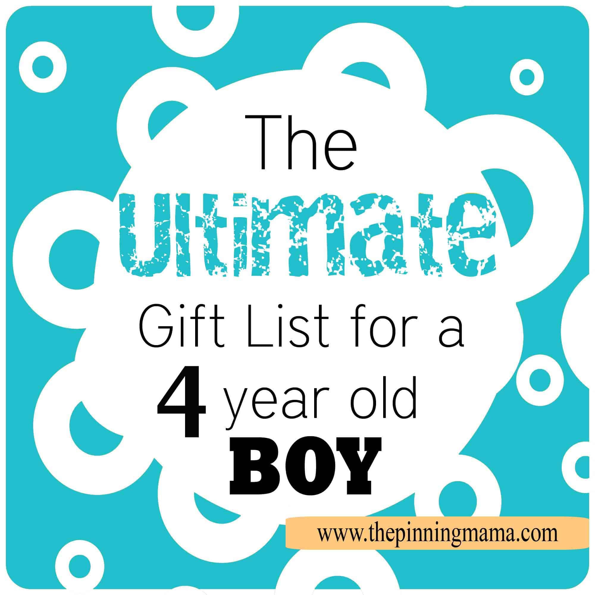 Birthday Gift Ideas For 4 Year Old Boy
 The Best Gift Ideas for a 4 Year Old Boy