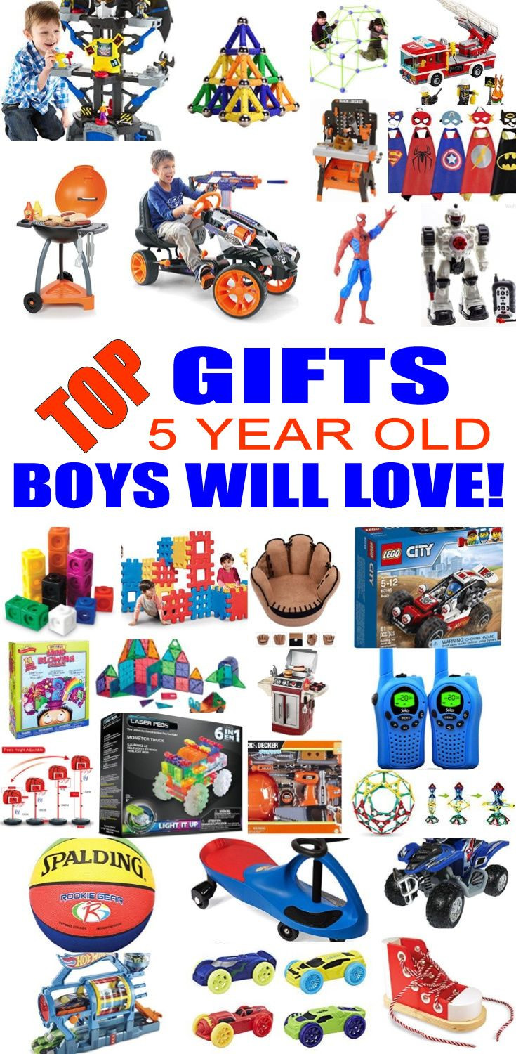 Birthday Gift Ideas For 4 Year Old Boy
 Top Gifts 5 Year Old Boys Want