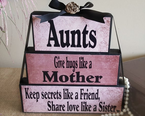 Birthday Gift Ideas For Aunt
 Gifts for Aunts Mothers Day Gift Auntie Gift by TimelessNotion