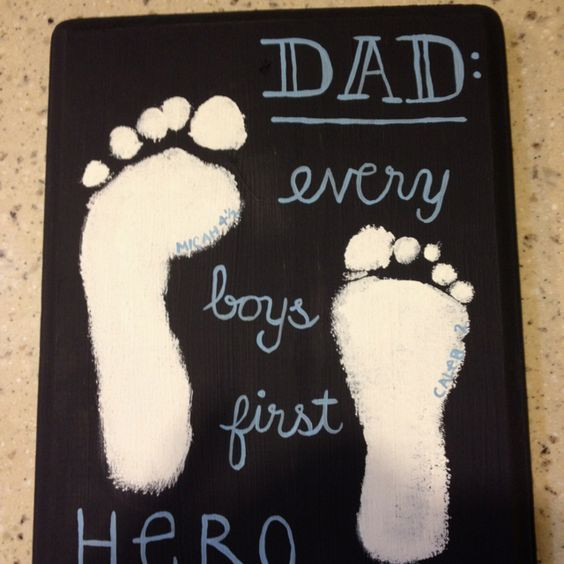 Birthday Gift Ideas For Dad From Son
 King of the Grill Handprint Craft for Fathers Day