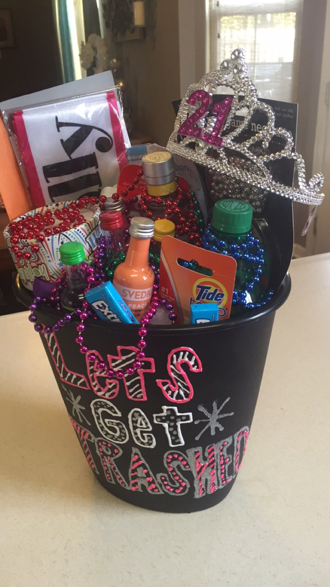 Birthday Gift Ideas For Friend Woman
 21st birthday t In a trash can saying "let s