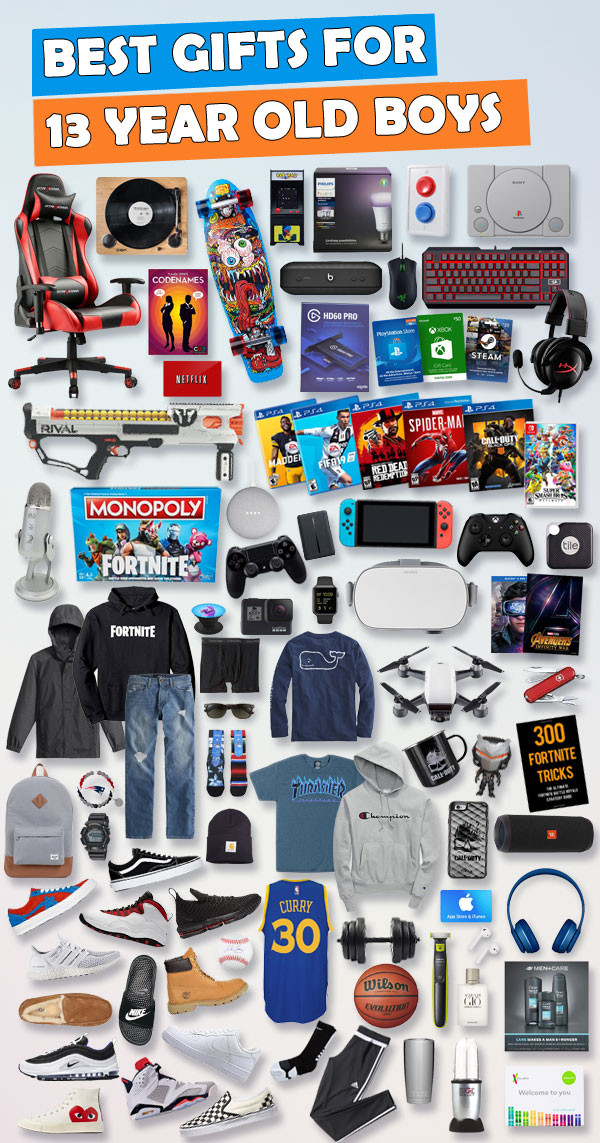 Birthday Gifts For 13 Year Old Boy
 Top Gifts for 13 Year Old Boys [UPDATED LIST]