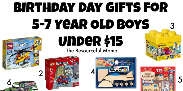 Birthday Gifts For 5 Year Old Boy
 Birthday Gifts for 5 7 Year Old Boys Under $15 The