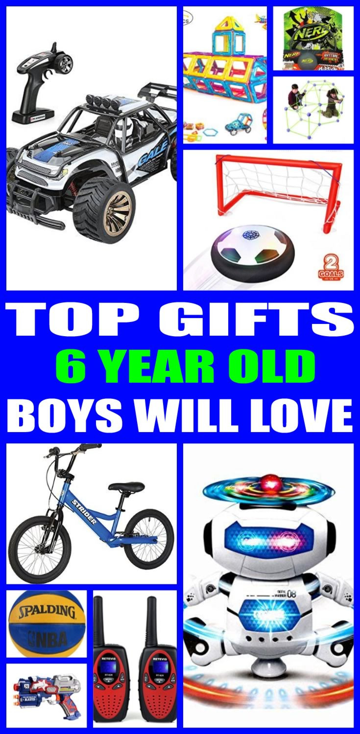 Birthday Gifts For 6 Year Old Boy
 Top 6 Year Old Boys Gift Ideas