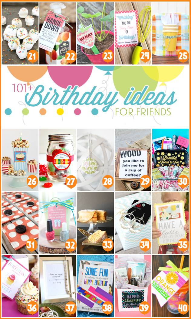 Birthday Gifts For Friend
 101 Creative & Inexpensive Birthday Gift Ideas