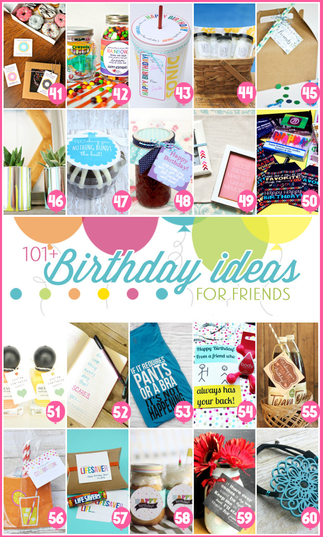 Birthday Gifts For Friend
 101 Creative & Inexpensive Birthday Gift Ideas