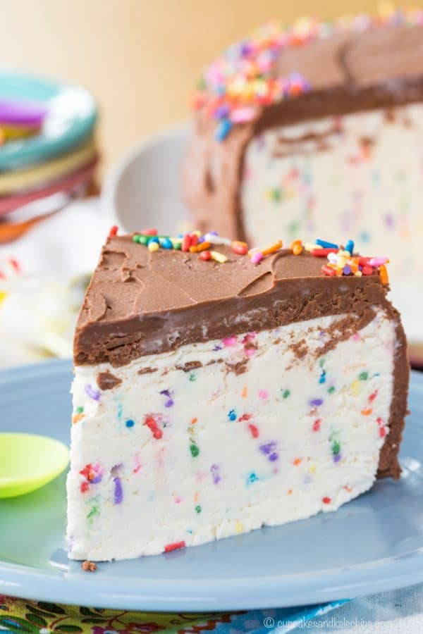 Birthday Ice Cream Cake
 Funfetti Ice Cream Cake Recipe No Churn Cupcakes