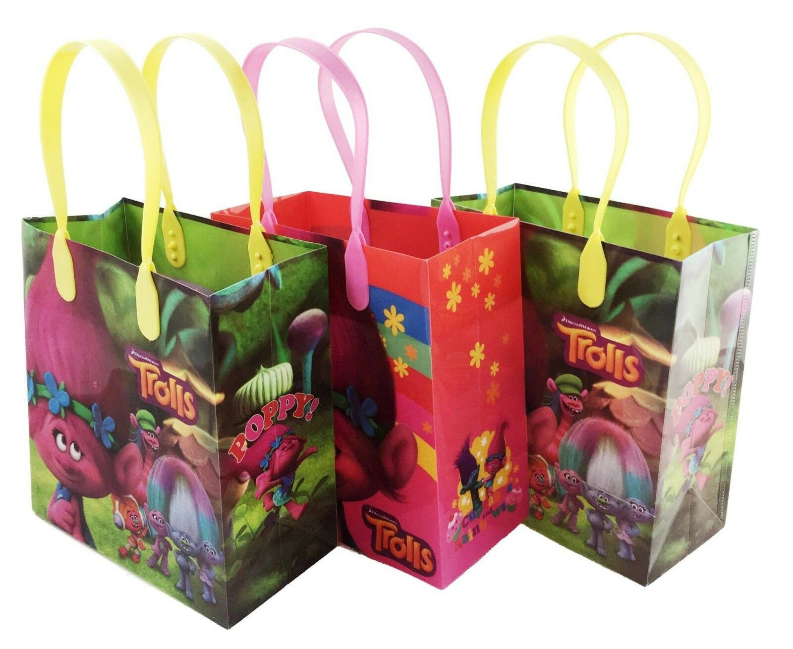 Birthday Party Favor Bags
 NEW 24PC Dream Works Trolls Goo Bags Party Favor Bags