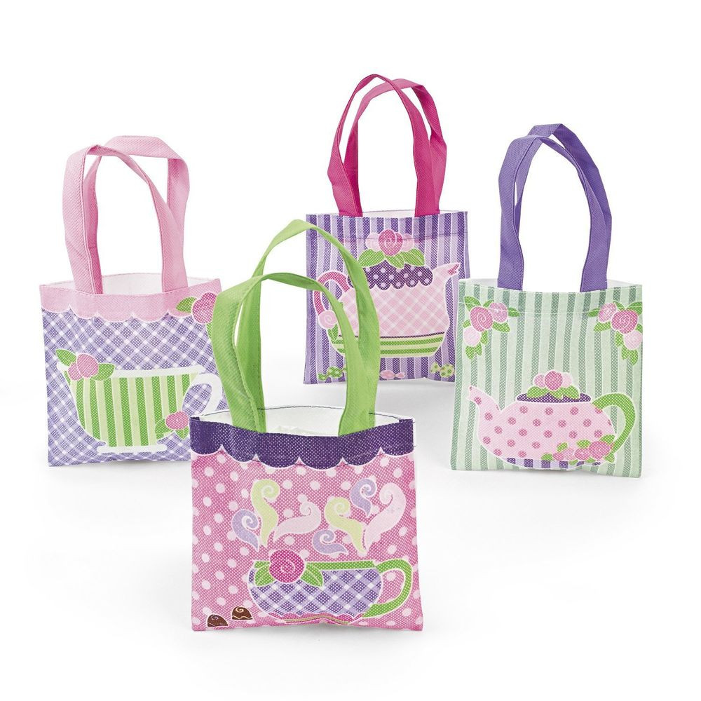 Birthday Party Favor Bags
 12 Birthday Everyday Party Favor MINI Goody Treat Tote