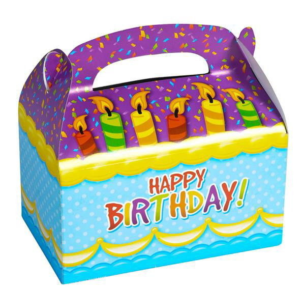 Birthday Party Goodie Bags
 24 HAPPY BIRTHDAY PARTY TREAT BOXES FAVORS GOODY BAGS
