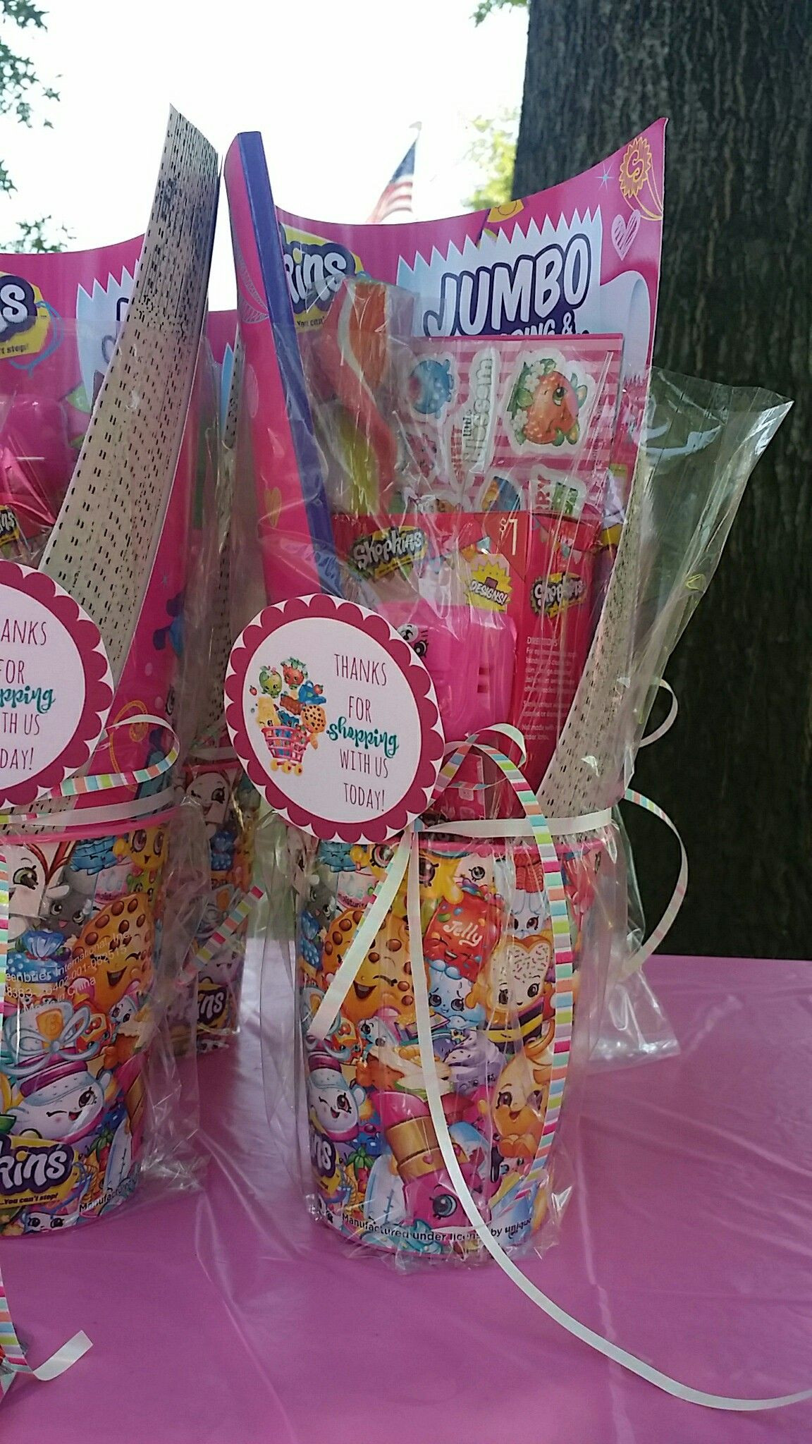 Birthday Party Goodie Bags
 Shopkins birthday party goo bags