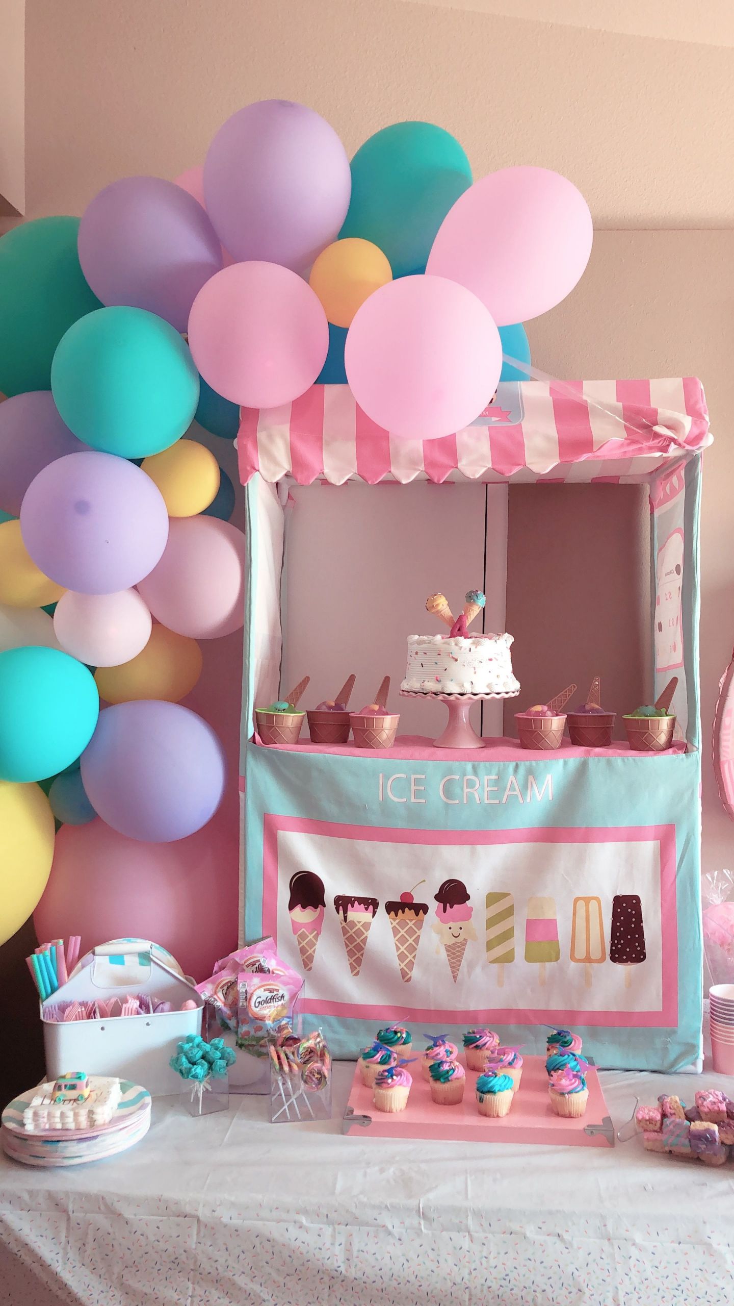 Birthday Party Ideas For 2 Year Girl
 Ice cream birthday party for my 4 year old in 2019