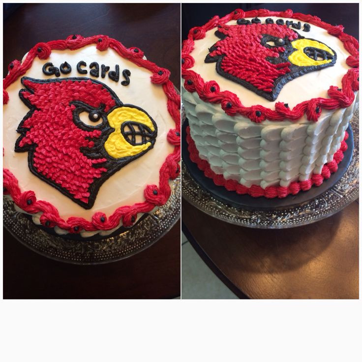 Birthday Party Ideas Louisville Ky
 Louisville cardinals cake My Cakes