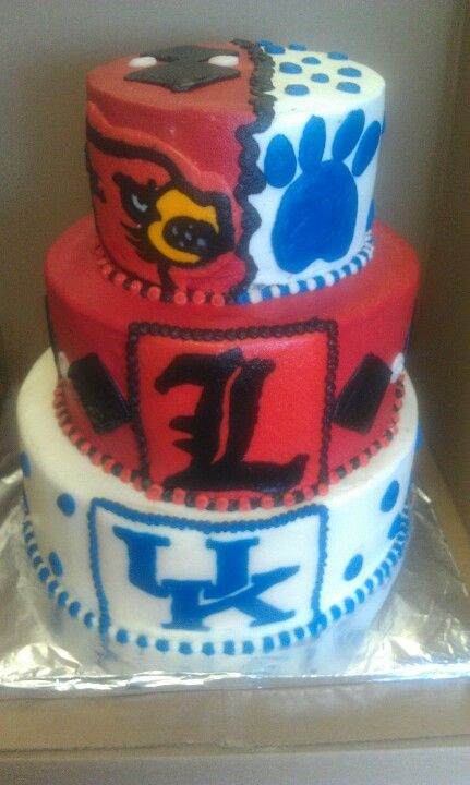 Birthday Party Ideas Louisville Ky
 UK vs Louisville cake My Cakes