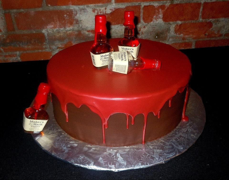 Birthday Party Ideas Louisville Ky
 Maker s Mark Drunken Groom s Cake from Sweet Surrender in