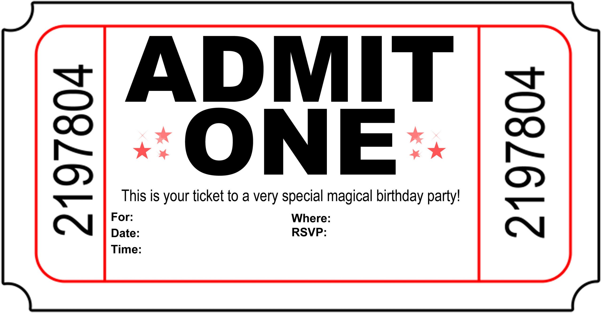 Birthday Party Invitations Printable
 Free Printable Birthday Party Invitations Kansas Magician