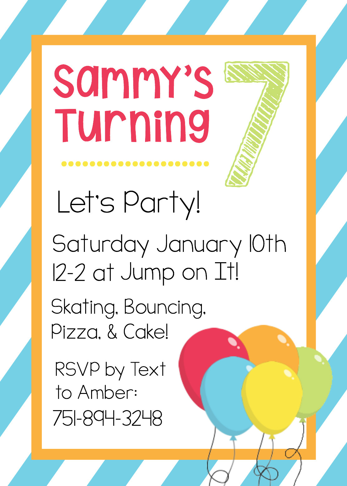 Birthday Party Invite Template
 Free Printable Birthday Invitation Templates