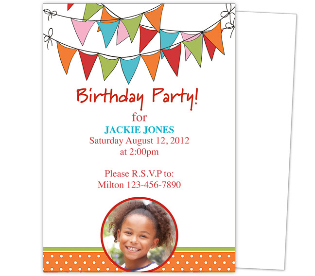 Birthday Party Invite Template
 Celebrations of Life Releases New Selection of Birthday
