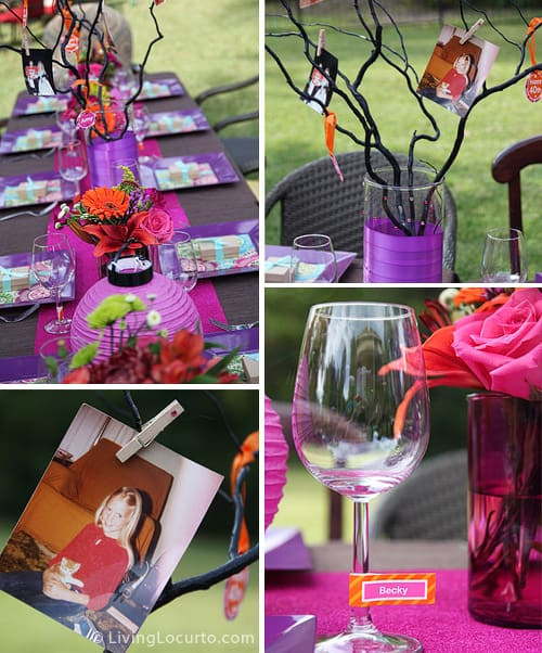 Birthday Party Table Decorations
 40th Birthday Party Ideas