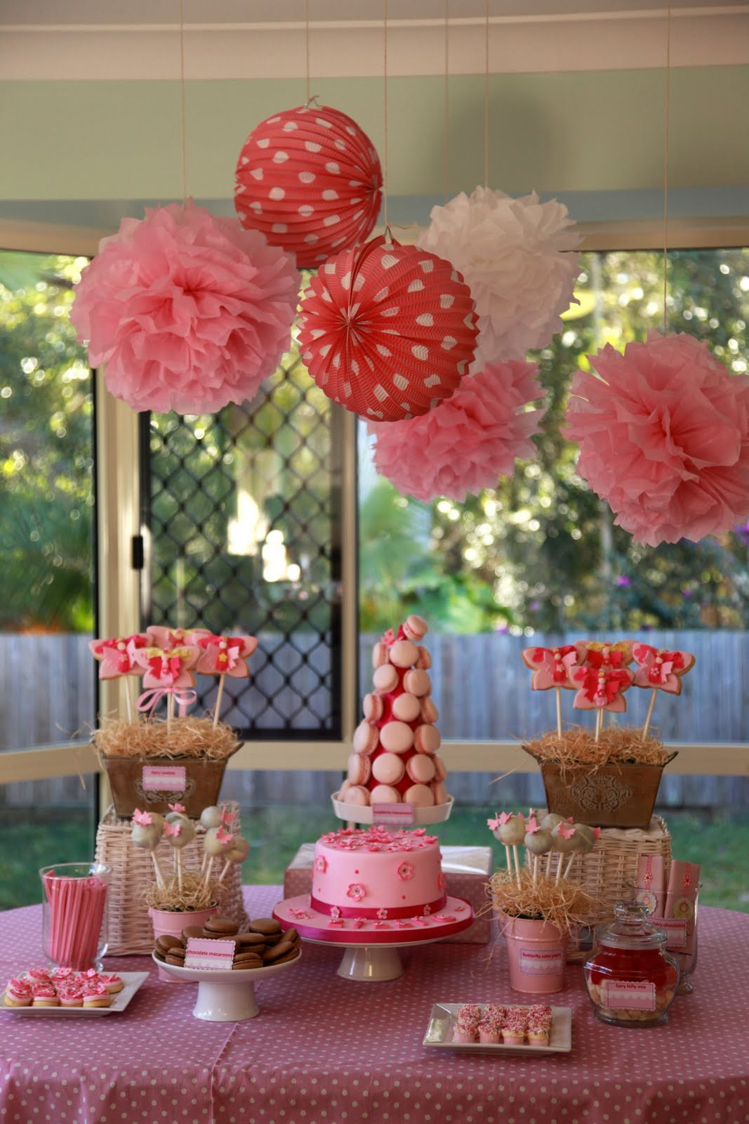 Birthday Party Table Decorations
 Bubble and Sweet Lilli s 6th Birthday Fairy High Tea Party