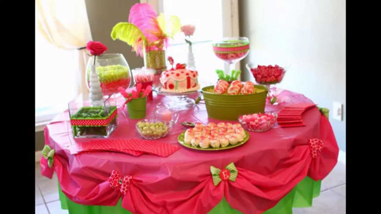 Birthday Party Table Decorations
 Home Birthday party table decoration ideas