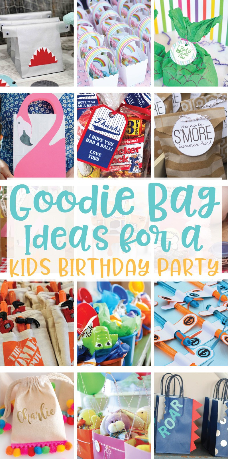 Birthday Party Treat Bag Ideas
 20 Creative Goo Bag Ideas for Kids Birthday Parties on
