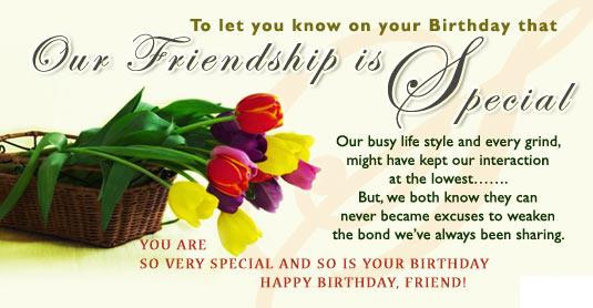 Birthday Quotes For A Special Friend
 45 Beautiful Birthday Wishes For Your Friend