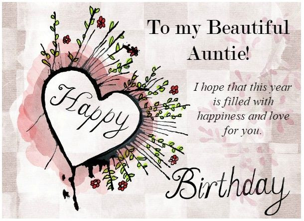 Birthday Quotes For Aunt
 Happy Birthday my beautiful Aunt