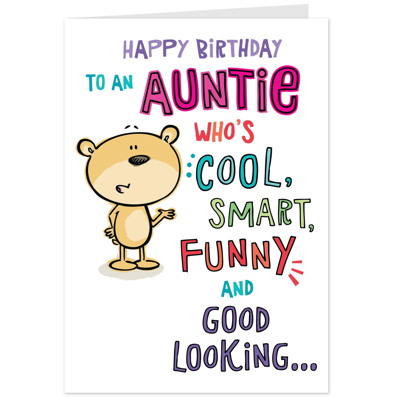 Birthday Quotes For Aunt
 Humorous Happy Birthday Aunt Quotes QuotesGram