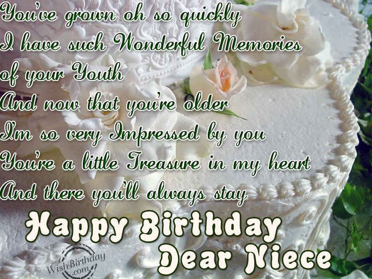 Birthday Quotes For Niece
 Meer dan 1000 afbeeldingen over Happy Birthday op