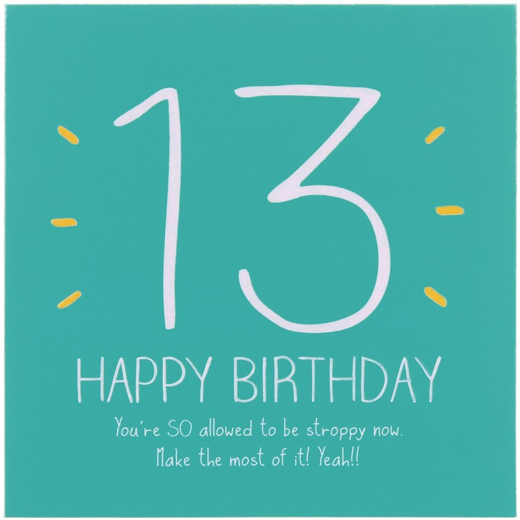 Birthday Wishes For 13 Year Old
 Funny Quotes Happy 13th Birthday QuotesGram
