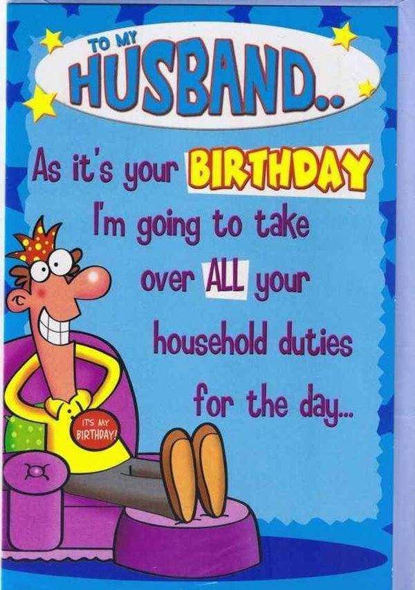 Birthday Wishes For Husband Funny
 42 Most Happy Funny Birthday &