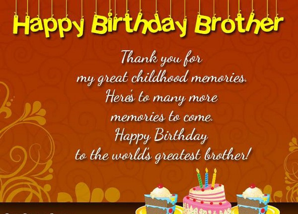 Birthday Wishes For Sister From Brother
 200 Best Birthday Wishes For Brother 2020 My Happy