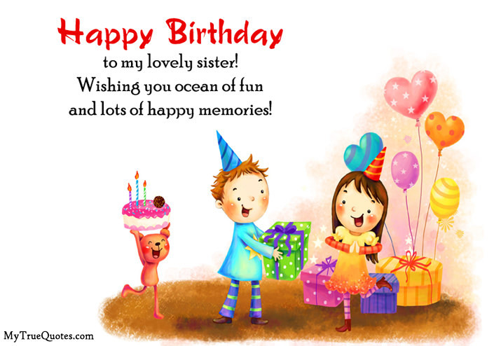 Birthday Wishes For Sister From Brother
 Happy Birthday Wishes For Brother & Sister