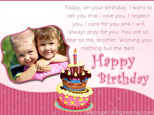 Birthday Wishes For Sister From Brother
 Happy Birthday Wishes Poem for Brother