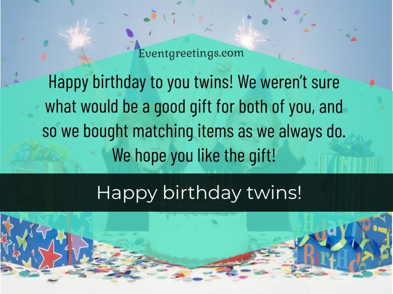Birthday Wishes For Twins
 35 Best Happy Birthday Twins Birthday Wishes And Messages