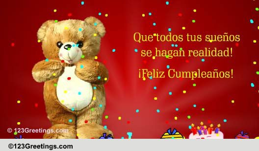 Birthday Wishes In Spanish
 Spanish Cards Free Spanish Wishes Greeting Cards