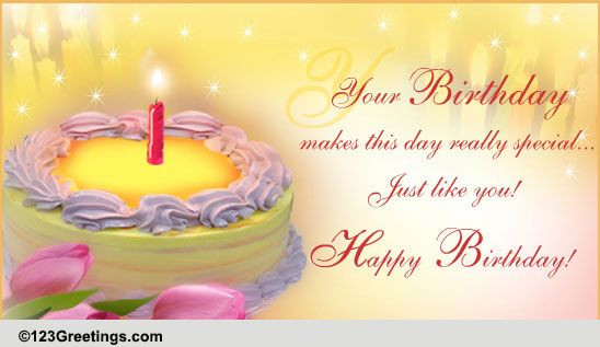 Birthday Wishes With Pictures
 For Someone Special Free Birthday Wishes eCards Greeting