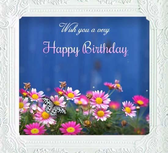 Birthday Wishes With Pictures
 Colorful Birthday Wishes Via Flowers Free Birthday Wishes