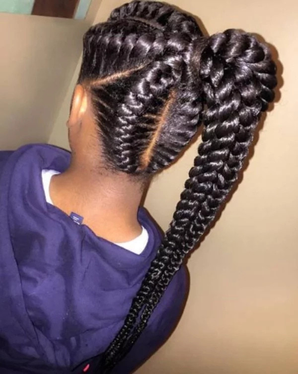 Black Braided Ponytail Hairstyles
 Top 10 African braiding hairstyles for la s PHOTOS