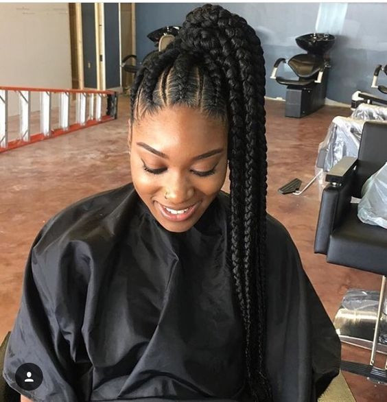 Black Braided Ponytail Hairstyles
 31 Ghana Braids Styles For Trendy Protective Looks