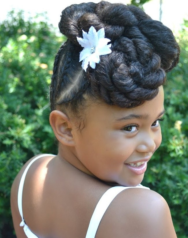 Black Flower Girl Hairstyles
 Flower girl hairstyles for black hair Hairstyle for