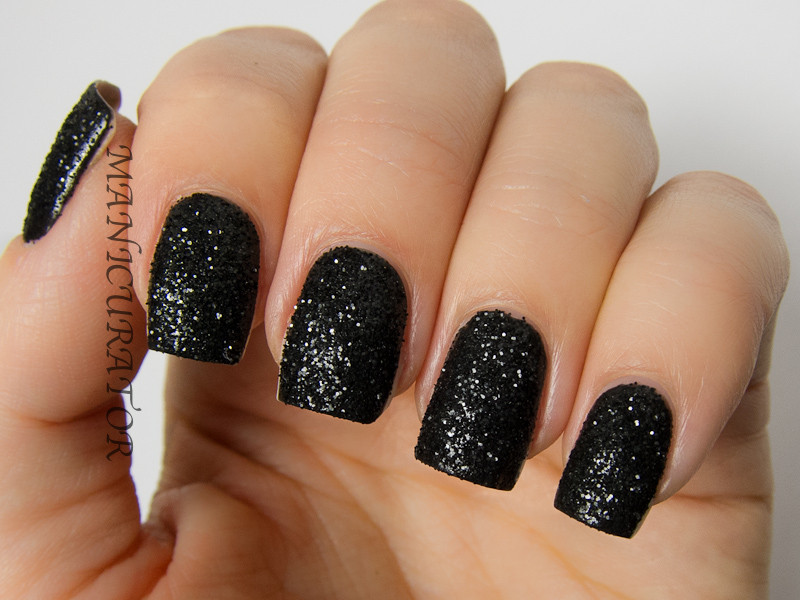 Black Glitter Acrylic Nails
 Top 50 Seductive Black Acrylic Nails