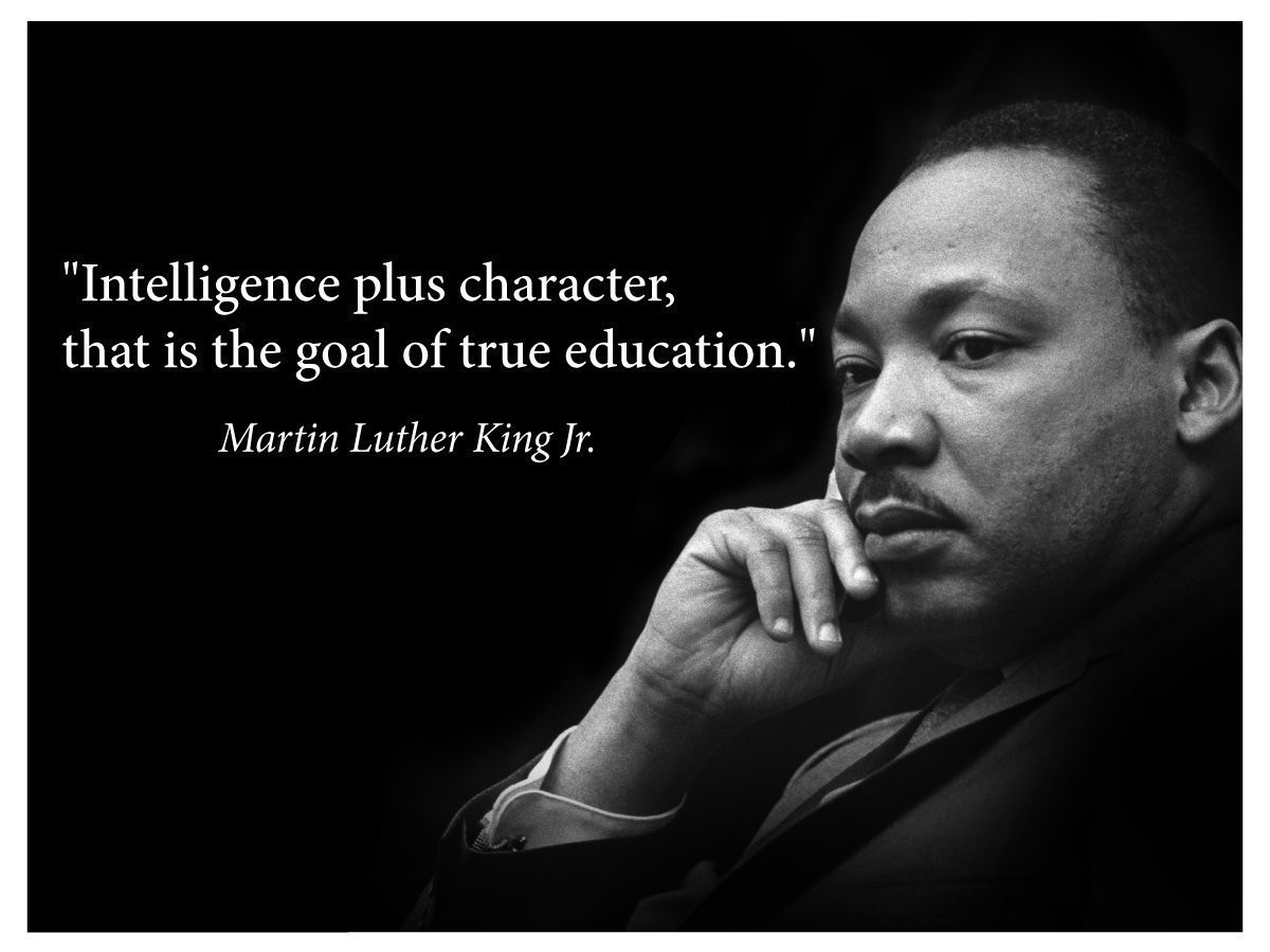 Black History Quotes On Education
 Martin Luther King Jr Poster famous inspirational quote