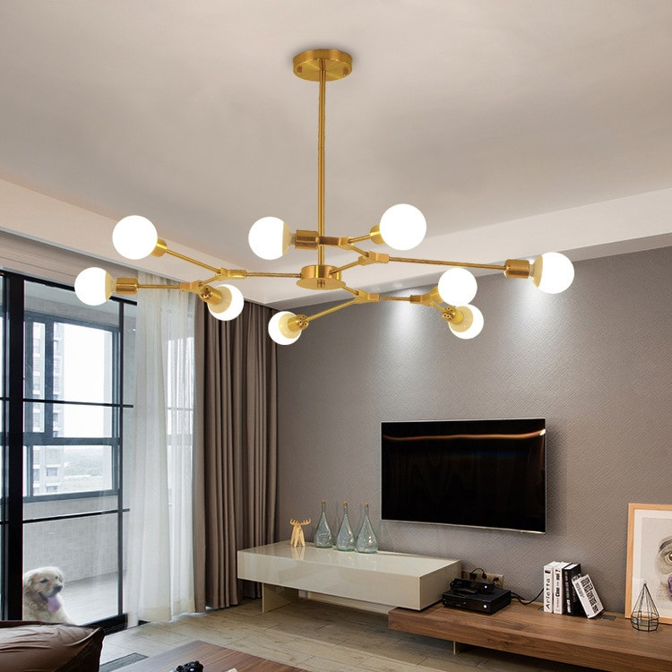 Black Lamps For Living Room
 Modern Art Tree Branch Pendant Lamp Black Gold Suspension
