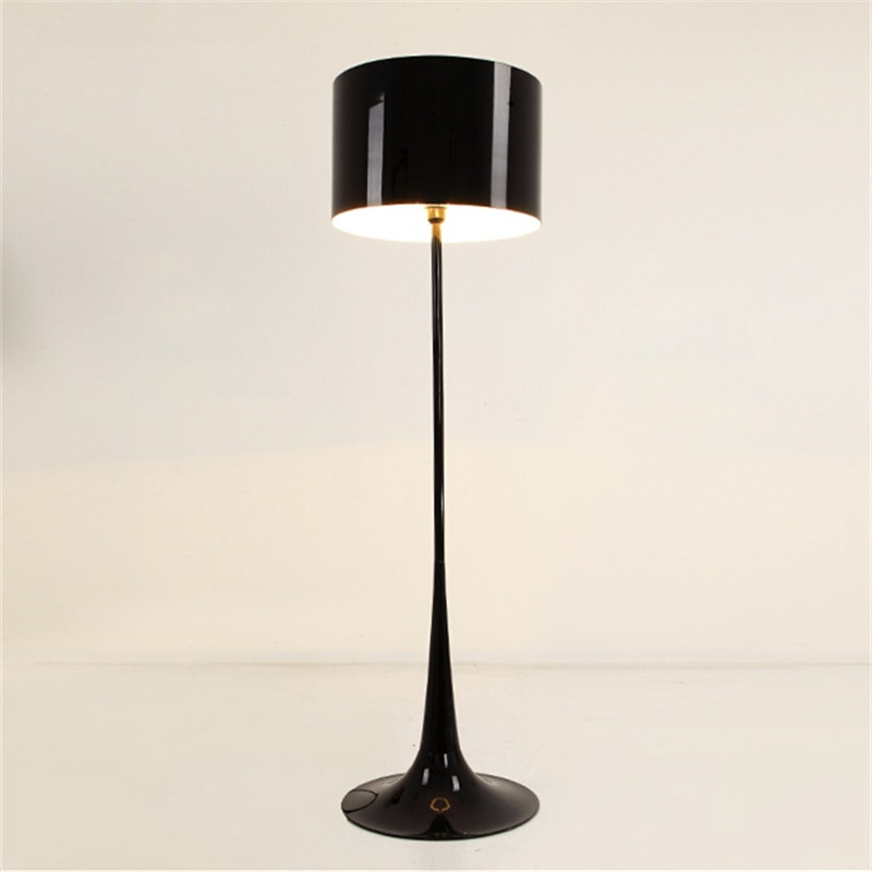 Black Lamps For Living Room
 H162CM White Black Wrought Iron Floor Lamp Modern Living