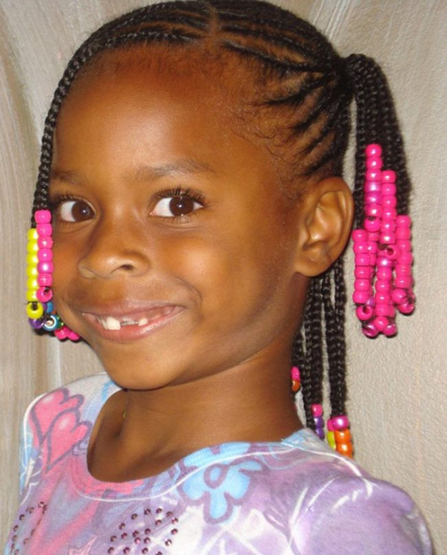 Black Little Girl Hairstyles With Weave
 cute black girl hairstyles with weave